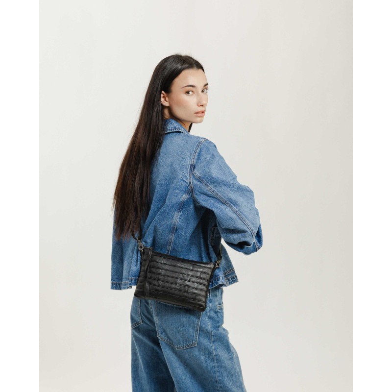 Leather cross bag BIBA Lewisburg Bricks