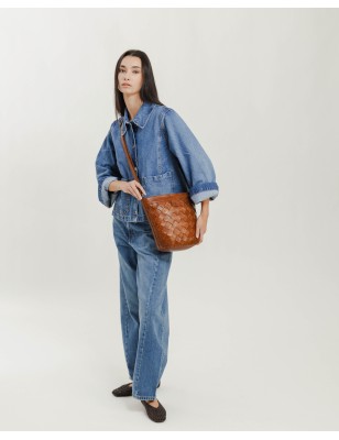 Leather cross bag Lewisburg Black | BIBA Shops