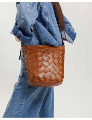 Leather cross bag Lewisburg Black | BIBA Shops