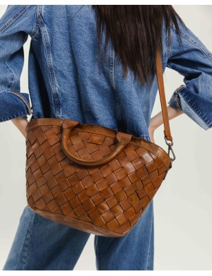 Leather shoulder bag Lewisburg Black | BIBA Shops