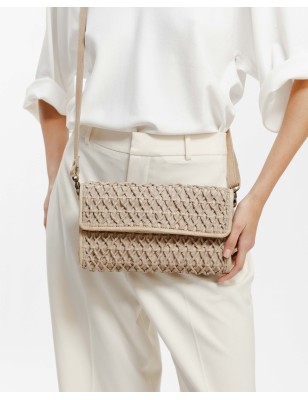 Leather shoulder bag BIBA Nekimi