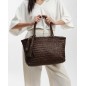 Leather shoulder bag BIBA Perkins