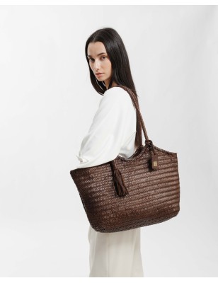 Leather shoulder bag BIBA Perkins