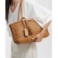 Leather shoulder bag BIBA Perkins