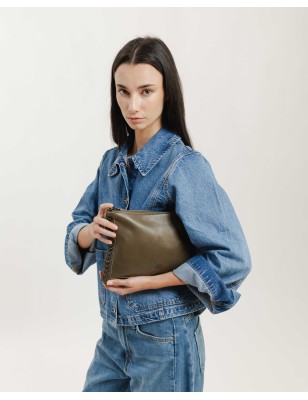 Leather cross bag Portland Tan | BIBA Shops