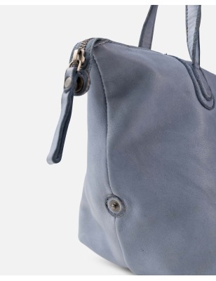 Bolso de hombro de piel Hooper Fucsia | BIBA Shops