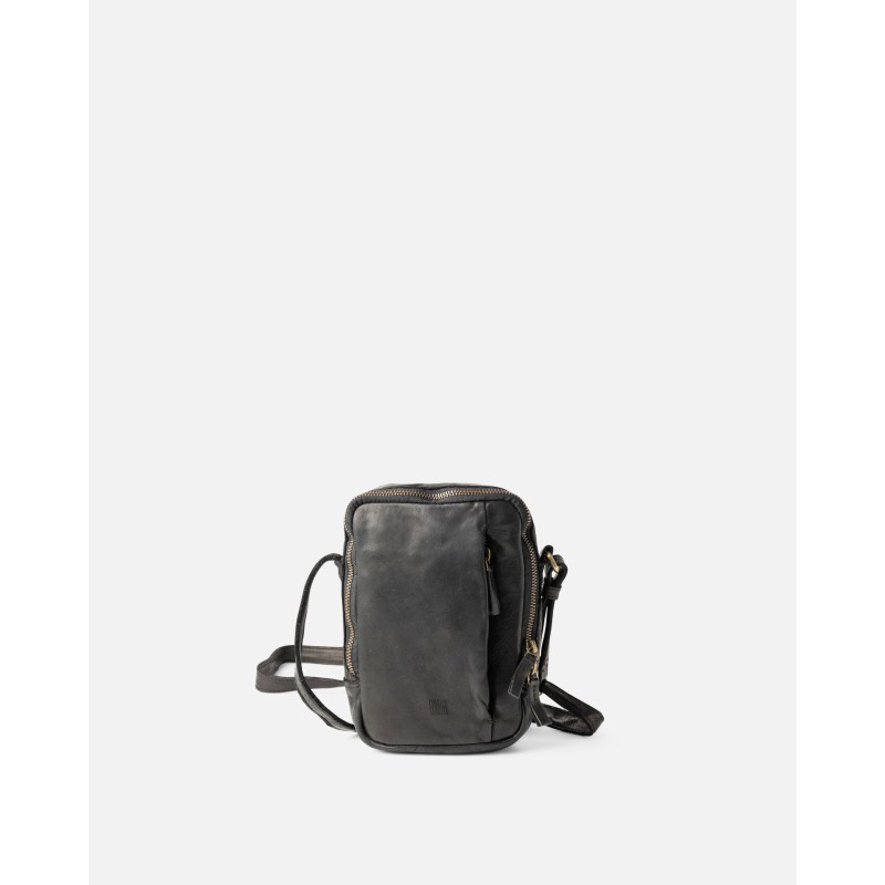 Bandolera de piel Tipton Out Negro | BIBA Shops