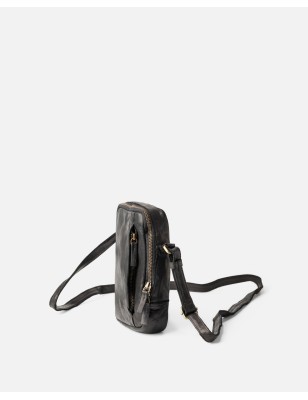 Bandolera de piel Tipton Out Negro | BIBA Shops