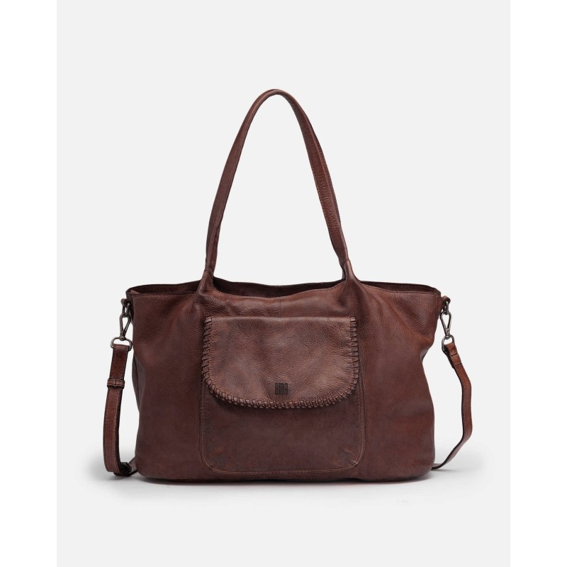 Leather shoulder bag BIBA Winona