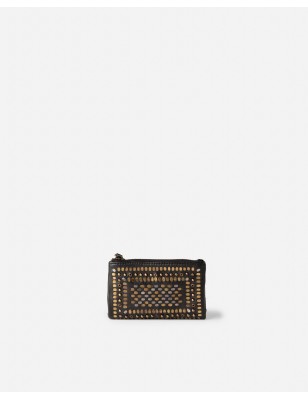 Leather wallet Lovington Stars Violet | BIBA Shops