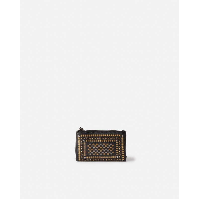 Leather wallet Lovington Stars Violet | BIBA Shops