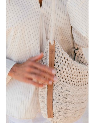 Bolso de hombro Tubbataha Natural | BIBA Shops