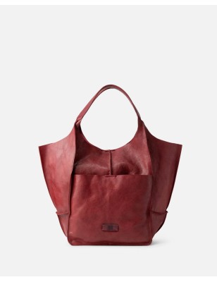 Leather shoulder bag BIBA Homer