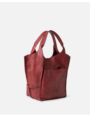 Leather shoulder bag BIBA Homer