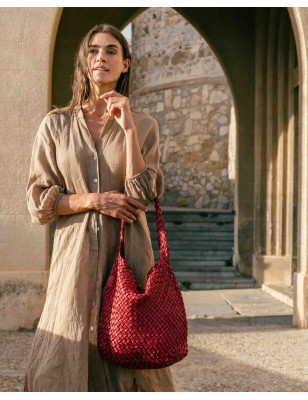 Leather shoulder bag BIBA Killen