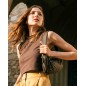 Leather shoulder bag BIBA Stella