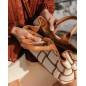 Leather handbag BIBA Wann