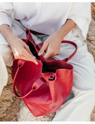 Leather handbag BIBA Beloit