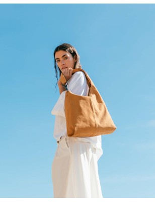 Leather shoulder bag Jackpot Blue | BIBA Shops