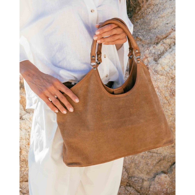 Bolso de hombro BIBA Latah de piel