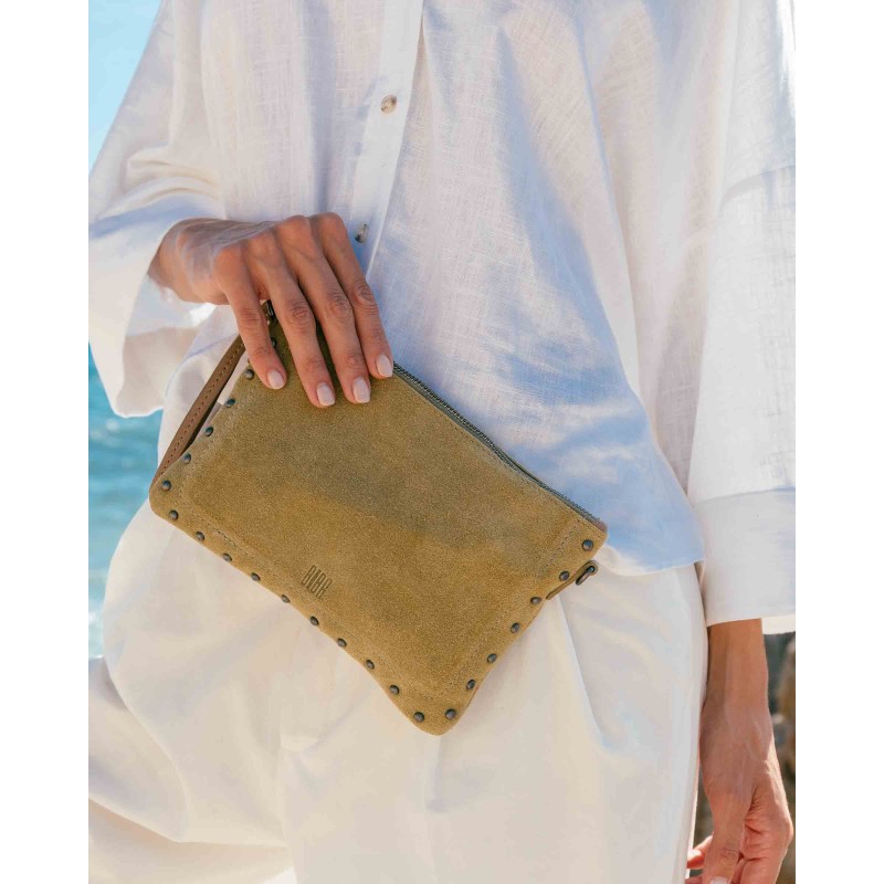 Bandolera de piel Perry Azul Jeans | BIBA Shops