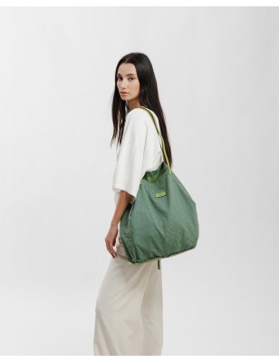 Bolso de hombro Mansfield Stripes Salmon | BIBA Shops