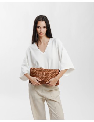 Leather cross bag Kansas Blink Tan | BIBA Shops