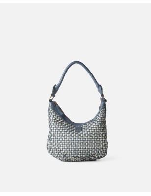 Leather shoulder bag BIBA Kansas Blink