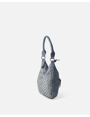 Leather shoulder bag BIBA Kansas Blink