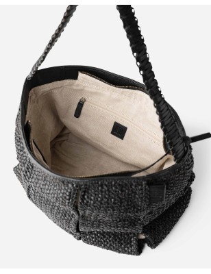 Leather shoulder bag BIBA Kenett