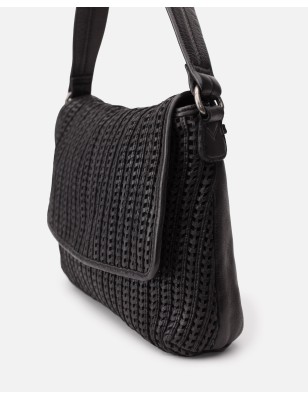 Leather shoulder bag BIBA Moab