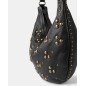 Leather shoulder bag BIBA Hill