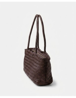Leather shoulder bag BIBA Perkins