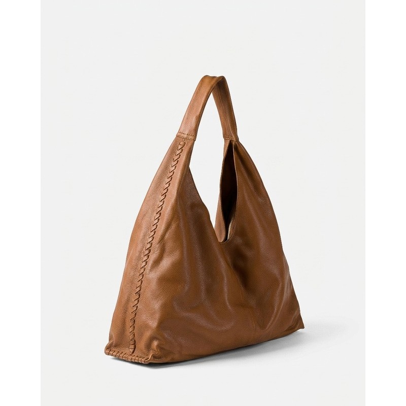 Leather shoulder bag BIBA Stockton