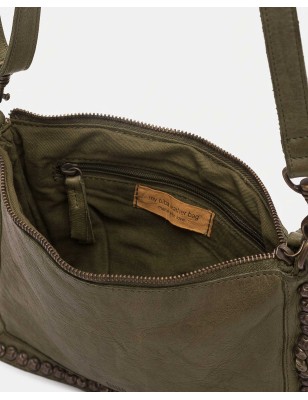 Leather cross bag BIBA Portland