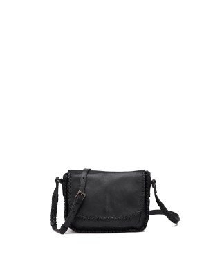 Bandolera de pell Winona Negre | BIBA Shops
