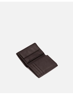 Leather wallet Michigan Dark Brown | BIBA Shops