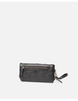 Billetero de piel Stowe Negro | BIBA Shops