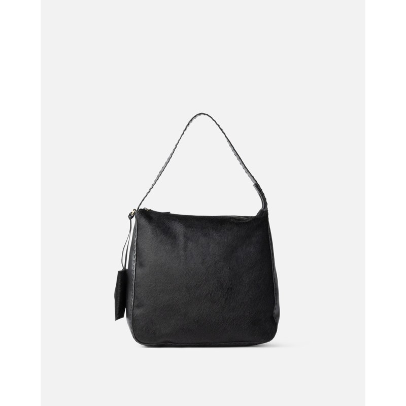 Leather shoulder bag BIBA Genola