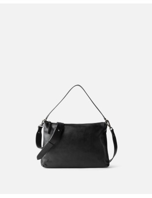 Leather shoulder bag BIBA Owen