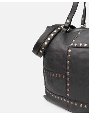 Leather shoulder bag BIBA Stowe