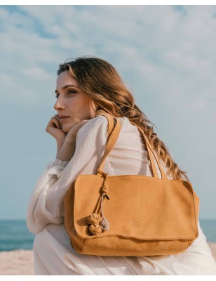 Leather shoulder bag BIBA Blaine