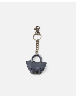 Llavero BIBA B Minibag de piel