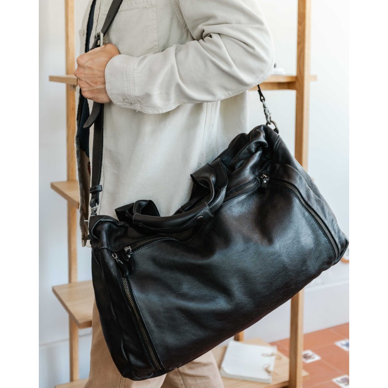 Bolsa de viaje BIBA Greenville de piel
