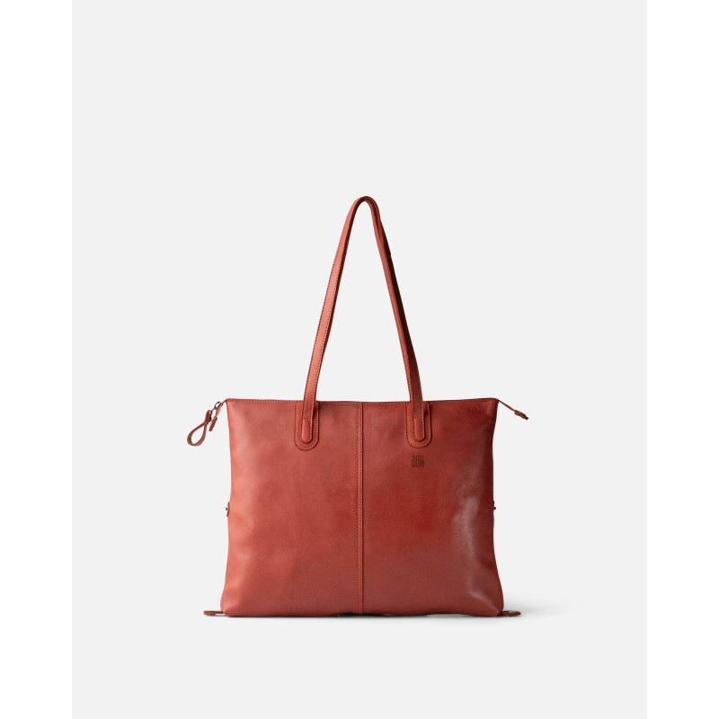 Leather shoulder bag BIBA Hooper