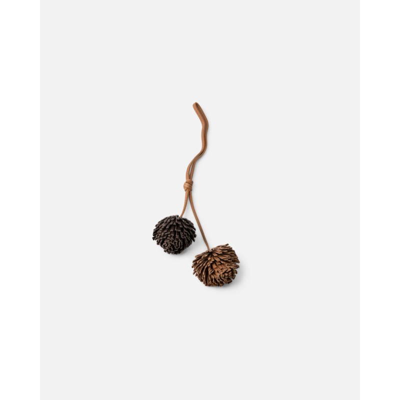 Leather keychain BIBA Connecticut