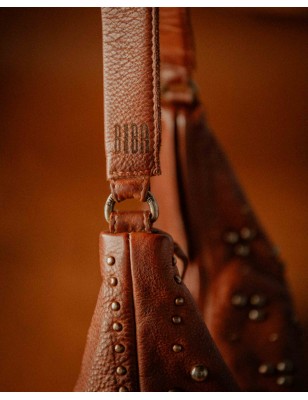 Leather shoulder bag BIBA Hill