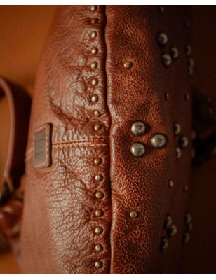Leather shoulder bag BIBA Hill