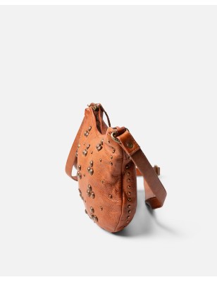 Leather shoulder bag BIBA Hill