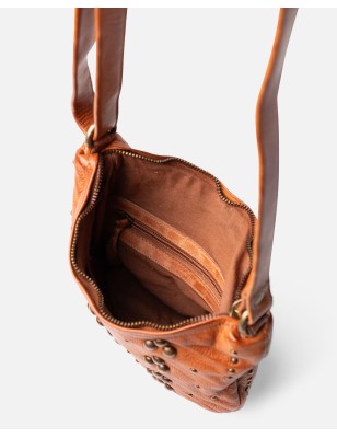 Leather shoulder bag BIBA Hill